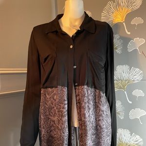 Free people Sz M, NWT, blouse black